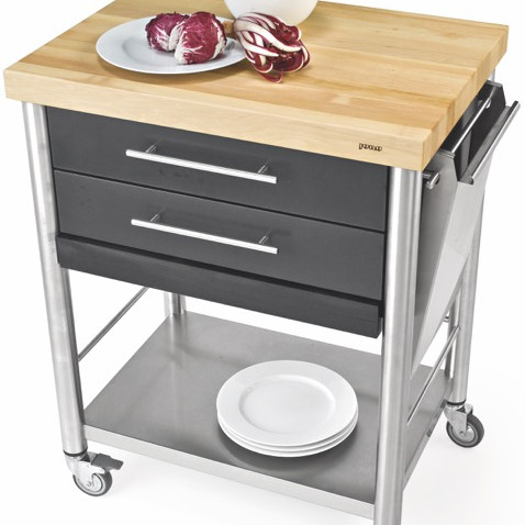 Auxilium Container Acrylic Stone Black 700x500x900 Drawer 2