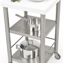 Auxilium Container Acrylic Stone White 500x500x900