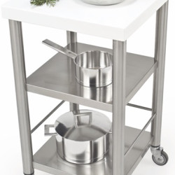 Auxilium Container Acrylic Stone White 500x500x900