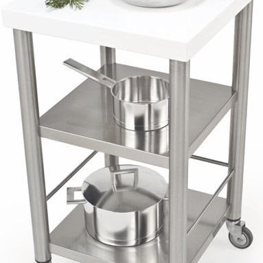 Auxilium Container Acrylic Stone White 500x500x900