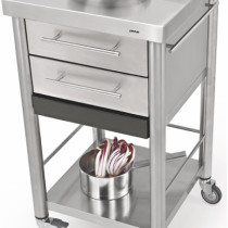 Auxilium Container Stainless Steel 500x500x900 Drawer 2