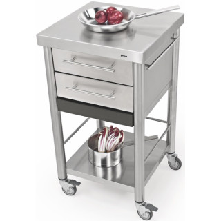 Auxilium Container Stainless Steel 500x500x900 Drawer 2