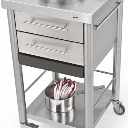 Auxilium Container Stainless Steel 500x500x900 Drawer 2