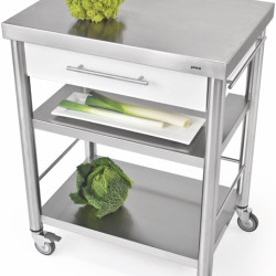 Auxilium Container 2 Acrylic Stone White 700x500x900 Drawer 1