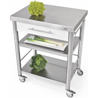 Auxilium Container 2 Acrylic Stone White 700x500x900 Drawer 1