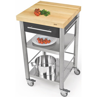 Auxilium Container Acrylic Stone Black 500x500x900 Drawer 1