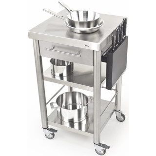 Auxilium Container Stainless Steel 500x500x900 Drawer 1