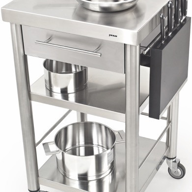 Auxilium Container Stainless Steel 500x500x900 Drawer 1