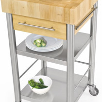 Auxilium Container Grain Hornbeam 500x500x950 Drawer 1