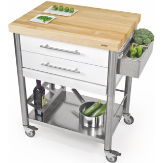 Auxilium Container 3 Acrylic Stone White 700x500x900 Drawer 2