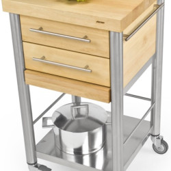 Auxilium Container 2 Long Grain Hornbeam 500x500x900 Drawer 2