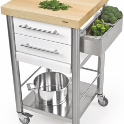 Auxilium Container 3 Acrylic Stone White 500x500x900 Drawer 2