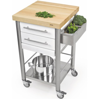 Auxilium Container 3 Acrylic Stone White 500x500x900 Drawer 2