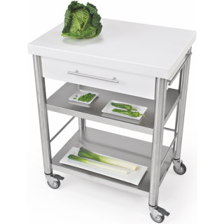 Auxilium Container Acrylic Stone White 700x500x900 Drawer 1