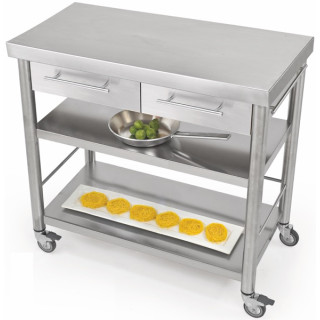 Auxilium Container Stainless Steel 1000x600x900 Drawer 2