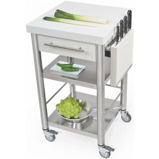 Auxilium Container Acrylic Stone White 500x500x900 Drawer 1