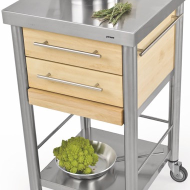 Auxilium Container Long Grain Hornbeam 500x500x900 Drawer 2