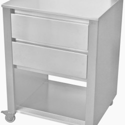 Container Stainless Stee 692x604x950 Drawer 2