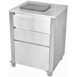 Container Stainless Stee 692x604x950 Drawer 3