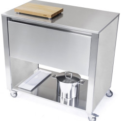 Container Stainless Steel 992x604x950 Drawer 1