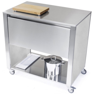 Container Stainless Steel 992x604x950 Drawer 1