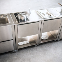 Container Stainless Steel 692x604x950 Drawer 1