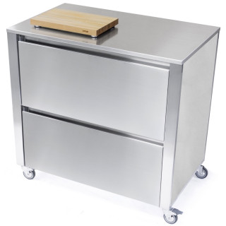 Container Stainless Steel 992x604x950 Drawer 2