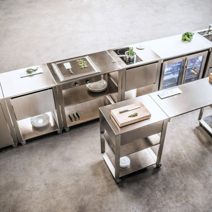 Container Stainless Steel 992x604x950 Drawer 1