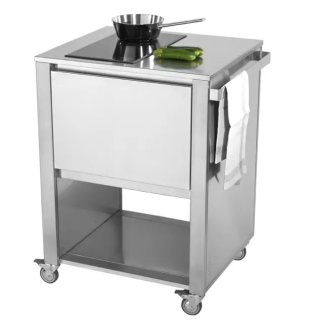 Індукційна поверхня Induction Stainless Steel 692x604x950 Drawer 1