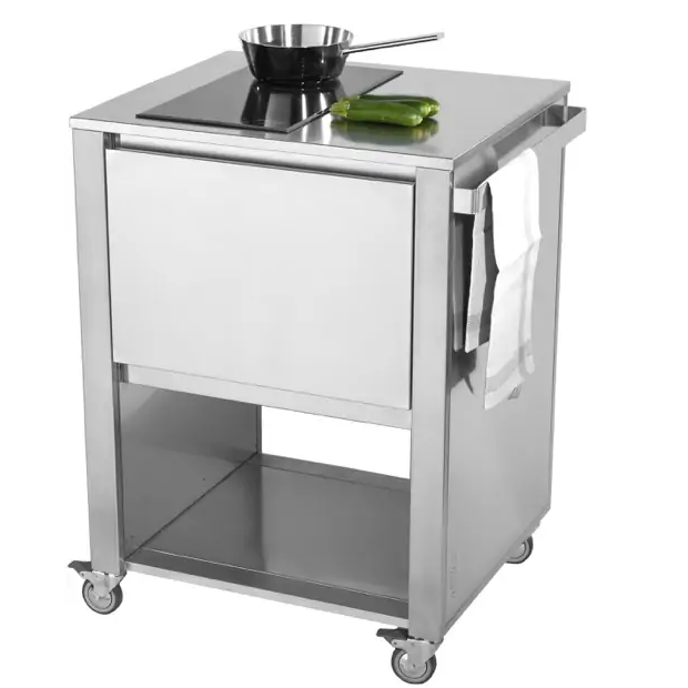 Індукційна поверхня Induction Stainless Steel 692x604x950 Drawer 1