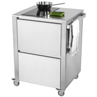 Індукційна поверхня Induction Stainless Steel 692x604x950 Drawer 2