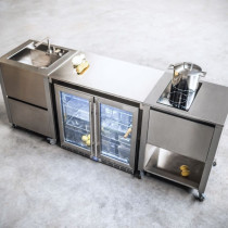 Індукційна поверхня Induction Stainless Steel 692x604x950 Drawer 1