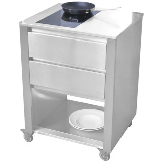 Індукційна поверхня Induction 2 Stainless Steel 692x604x950 Drawer 2