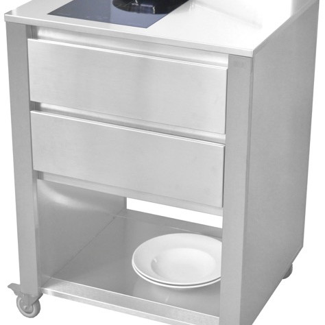 Індукційна поверхня Induction 2 Stainless Steel 692x604x950 Drawer 2