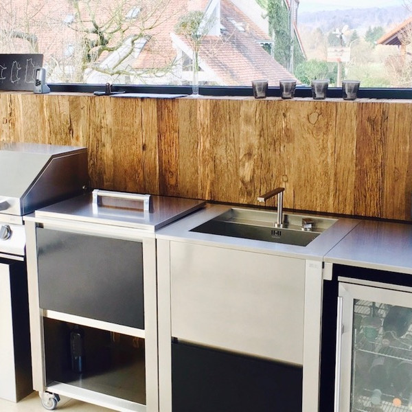 Сковорода Teppanyaki Stainless Steel 692x604x950 Drawer 1