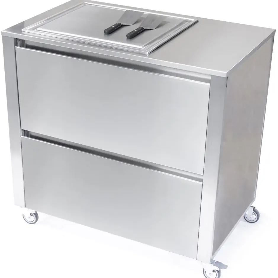 Сковорода Teppanyaki Stainless Steel 992x604x950 Drawer 2