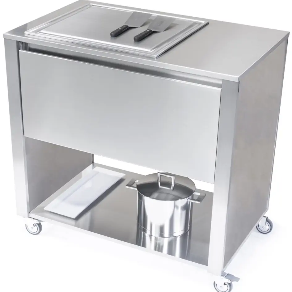 Сковорода Teppanyaki Stainless Steel 992x604x950 Drawer 1