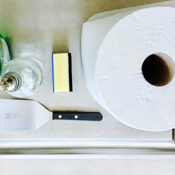 Сковорода Teppanyaki Stainless Steel 692x604x950 Drawer 1