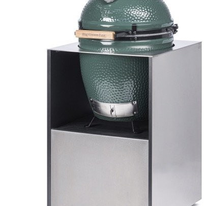 Big Green Egg stainless steel 658x658х970, одна шухляда