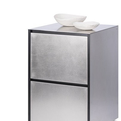 Container stainless steel 658x658х970, дві шухляди