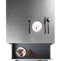 Container stainless steel 658x658х970, дві шухляди