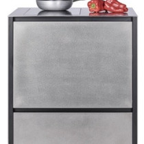 Induction stainless steel 658x658х970, дві шухляди, 2 зони