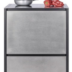 Induction stainless steel 658x658х970, дві шухляди, 4 зони