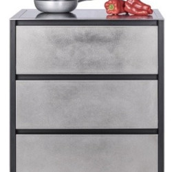 Induction stainless steel 658x658х970, три шухляди, 4 зони