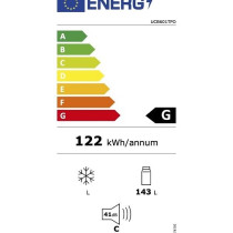 Refrigerator stainless steel 658x658х970, 1 скляні двері
