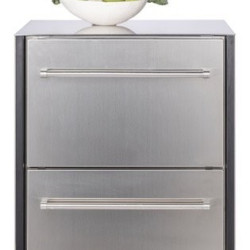 Refrigerator stainless steel 658x658х970, 2 шухляди