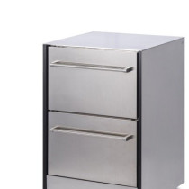 Refrigerator stainless steel 658x658х970, 2 шухляди