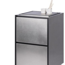 Teppanyaki stainless steel 658x658х970, дві шухляди