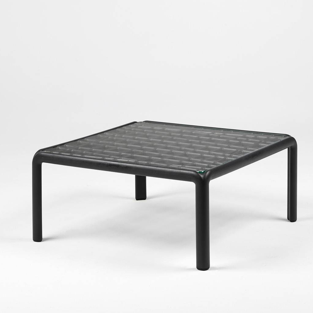 Кавовий столик Komodo Tavolino Vetro Antracite