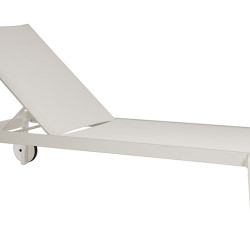Шезлонг Lago White